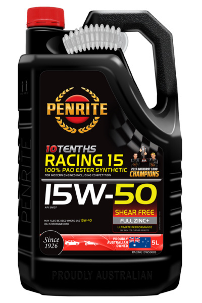 PENRITE 10 TENTHS RACING 15W-50 PAO/ESTER 5L