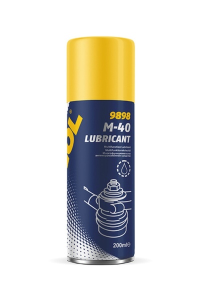 MANNOL MULTI FUNKTION M-40 200ML - ŚRODEK SMARUJĄCY, PENETRANT SPRAY (9898)