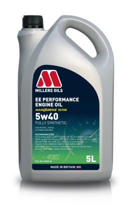 MILLERS OILS EE PERFORMANCE 5W-40 5L