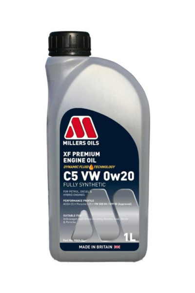 MILLERS OILS XF PREMIUM C5 VW 0W-20 1L