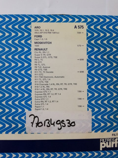 PURFLUX A575 Filtr powietrza