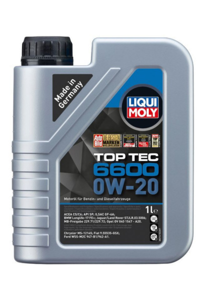LIQUI MOLY TOP TEC 6600 0W-20 1L