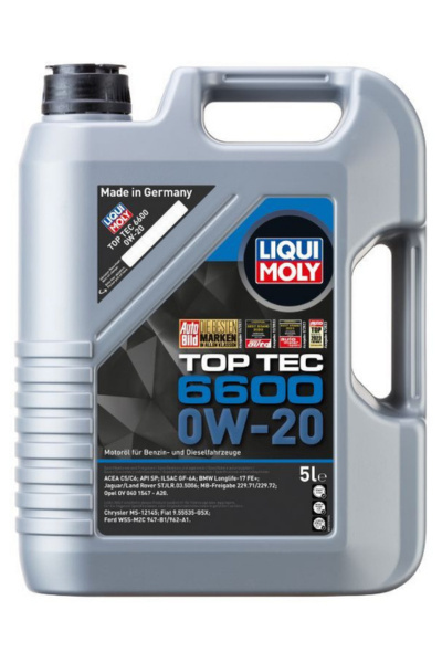 LIQUI MOLY TOP TEC 6600 0W-20 5L