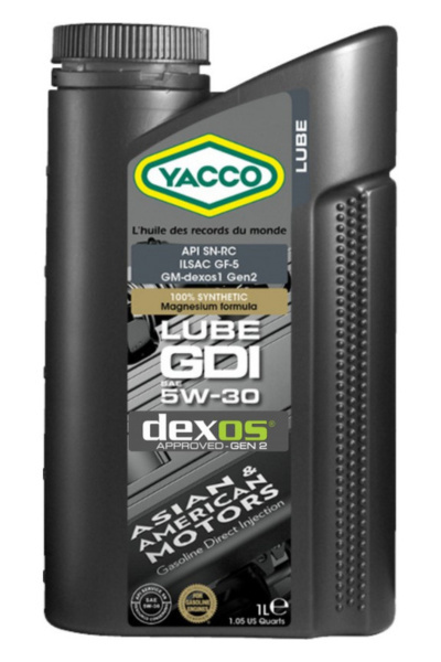 YACCO LUBE GDI 5W-30 1L