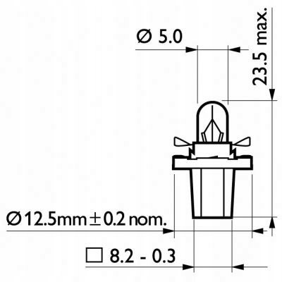 PHILIPS [40588330] Żarówka deski rozdzielczej (Blister 2s