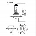 PHILIPS Philips H7 55 W 12972VPC2