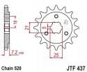 JT Zębatka JT JTF437,16