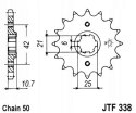 JT Zębatka przednia stal JT 50 (530) z.16 JTF338,16