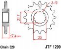 JT Zębatka przednia stal JT 520 z.14 JTF1299,14