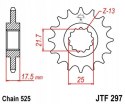 JT Zębatka przednia stal JT typ łańcucha 525 15