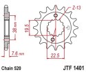 JT Zębatka przednia stal łańcuch 520 ilość zębów 13 KAWASAKI KFX; SUZUKI