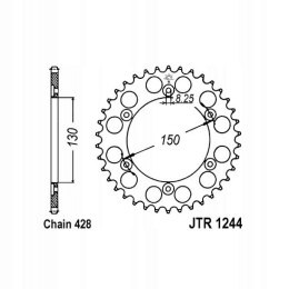 JT Zębatka tylna Jt JTR1244,54
