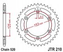 JT Zębatka tylna aluminium JT 520 JTA210,48BLK