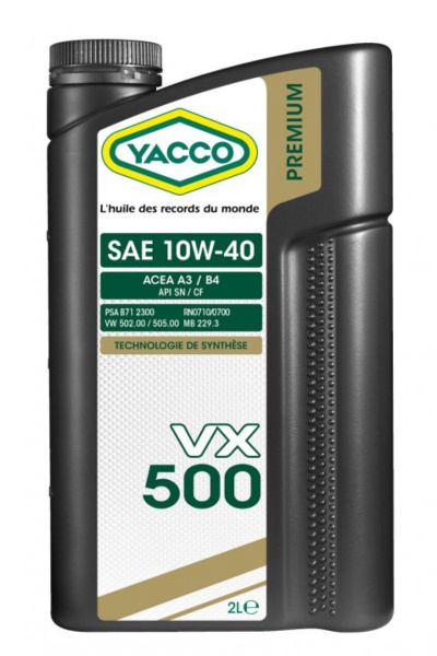 YACCO VX 500 10W-40 2L