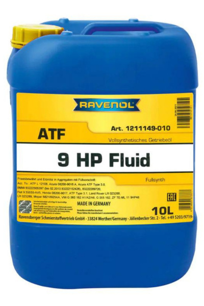 RAVENOL ATF 9HP Fluid 10L