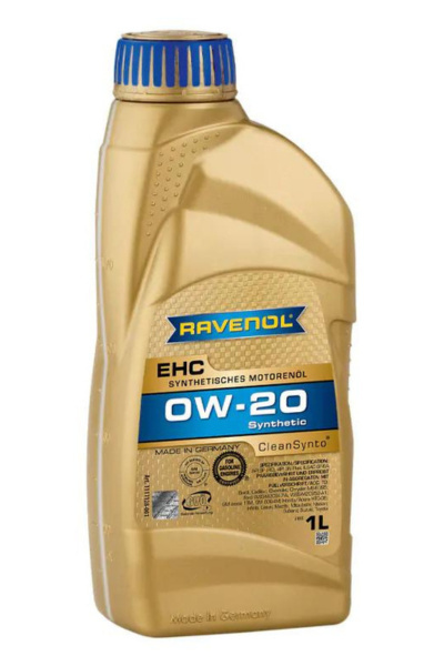 RAVENOL EHC SAE 0W‑20 CleanSynto® 1L