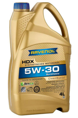 RAVENOL HDX SAE 5W‑30 CleanSynto® 4L