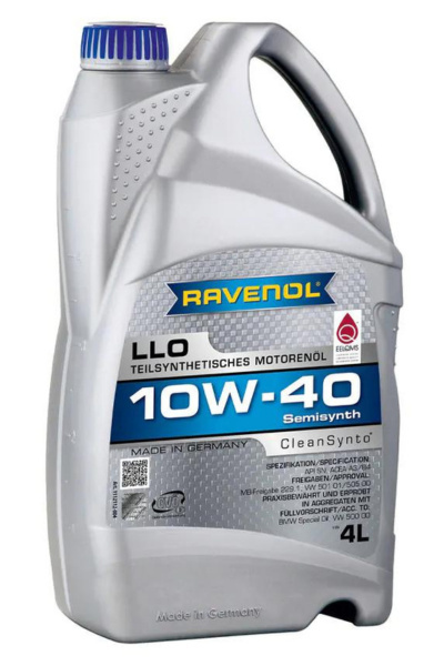 RAVENOL LLO SAE 10W‑40 CleanSynto® 4L