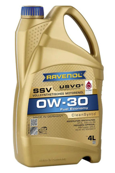 RAVENOL SSV SAE 0W‑30 USVO® 4L