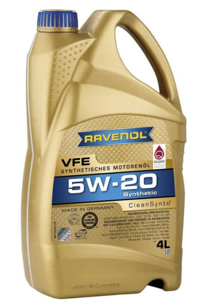 RAVENOL VFE SAE 5W‑20 CleanSynto® 4L