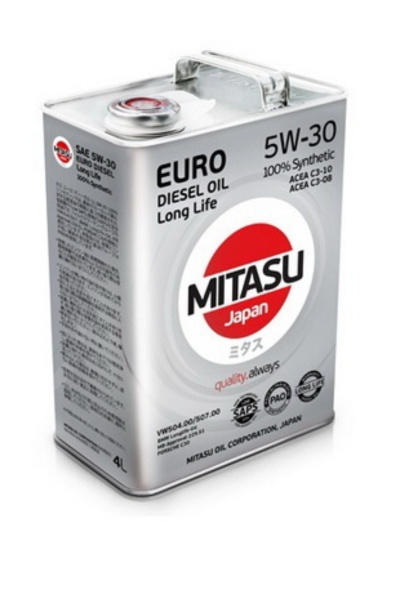 MITASU EURO DIESEL LL 5W-30 4L 100% Synthetic