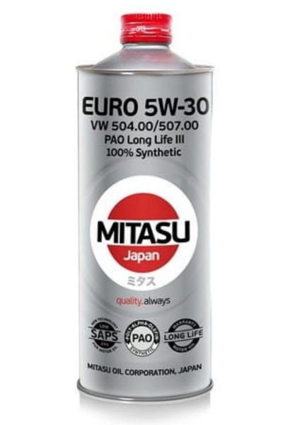 MITASU EURO DIESEL LL 5W-30 1L 100% Synthetic