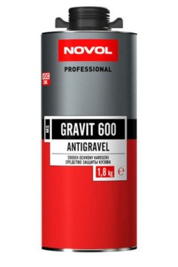 NOVOL GRAVIT 600 - Środek ochrony karoserii CZARNY 1,8KG - Pod pistolet