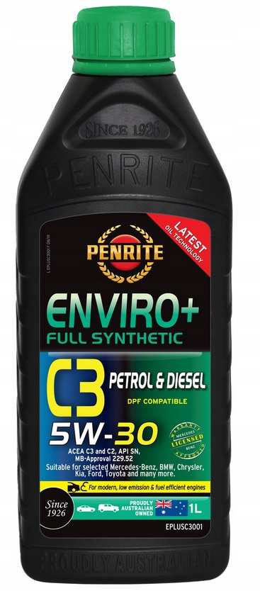 PENRITE ENVIRO+ C3 5W-30 1L - Full Synthetic