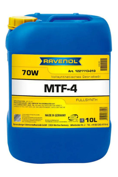 RAVENOL MTF‑4 SAE 70W 10L