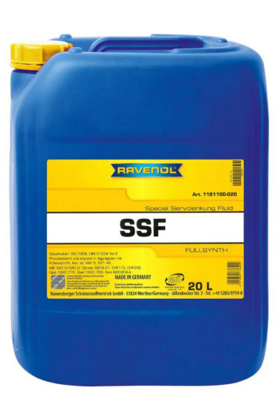 RAVENOL SSF Spec. Servolenkung Fluid 20L