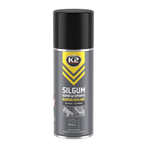 K2 SILGUM CZARNY 400ml - Elastyczna powłoka uszczelniająca