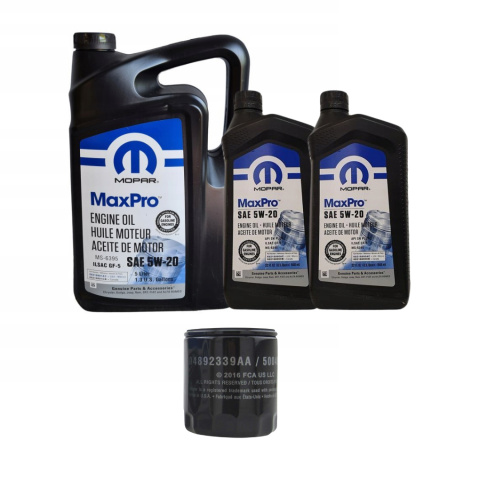 MOPAR 5W-20 7L + filtr oleju RAM 5.7 2014-2023