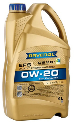 RAVENOL EFS SAE 0W‑20 USVO 4L