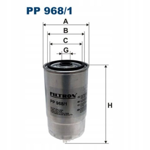 Filtron PP 968/1 Filtr paliwa