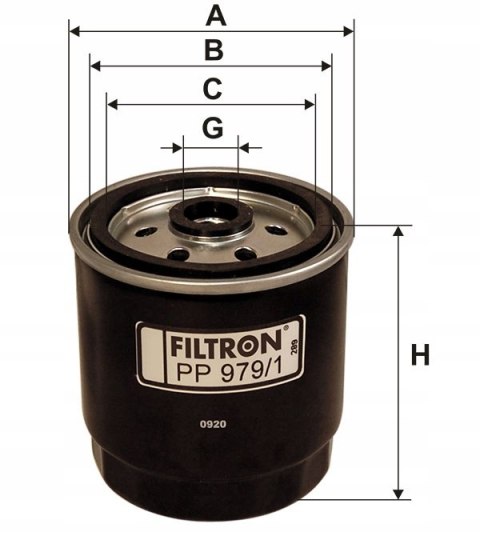 Filtron PP 979/1 Filtr paliwa