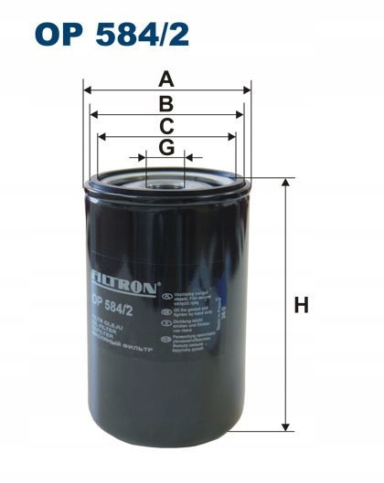 Filtron OP 584/2 Filtr oleju