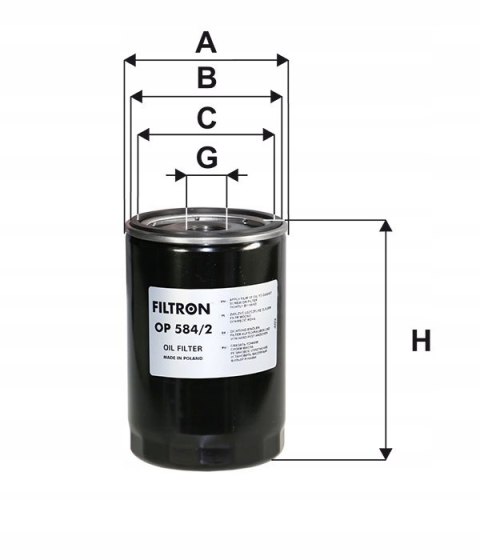 Filtron OP 584/2 Filtr oleju