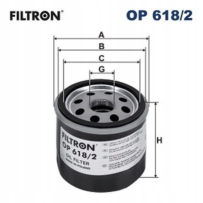 Filtron OP 618/2 Filtr oleju