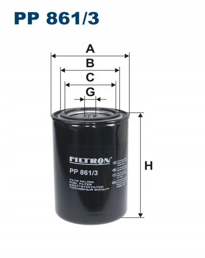 Filtron PP 861/3 Filtr paliwa