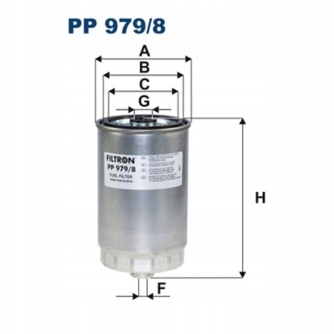 Filtron PP 979/8 Filtr paliwa