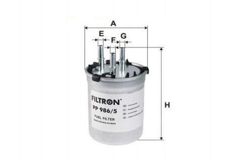 Filtron PP 986/5 Filtr paliwa