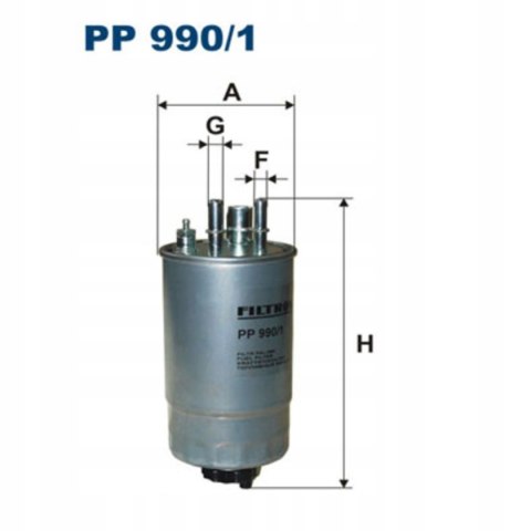 Filtron PP 990/1 Filtr paliwa