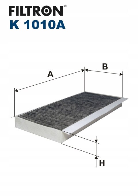 Filtron K 1010A Filtr, wentylacja przestrzeni pasażerskiej