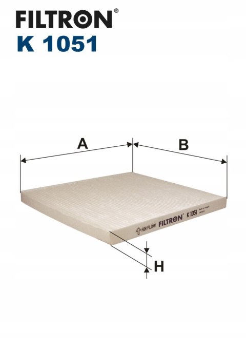 Filtron K 1051 Filtr, wentylacja przestrzeni pasażerskiej