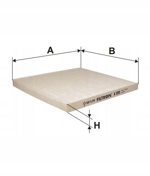 Filtron K 1051 Filtr, wentylacja przestrzeni pasażerskiej