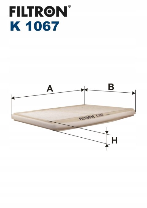 Filtron K 1067 Filtr, wentylacja przestrzeni pasażerskiej