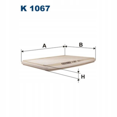 Filtron K 1067 Filtr, wentylacja przestrzeni pasażerskiej