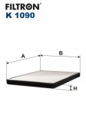 Filtron K 1090 Filtr, wentylacja przestrzeni pasażerskiej
