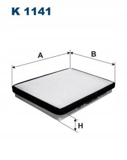 Filtron K 1141 Filtr, wentylacja przestrzeni pasażerskiej