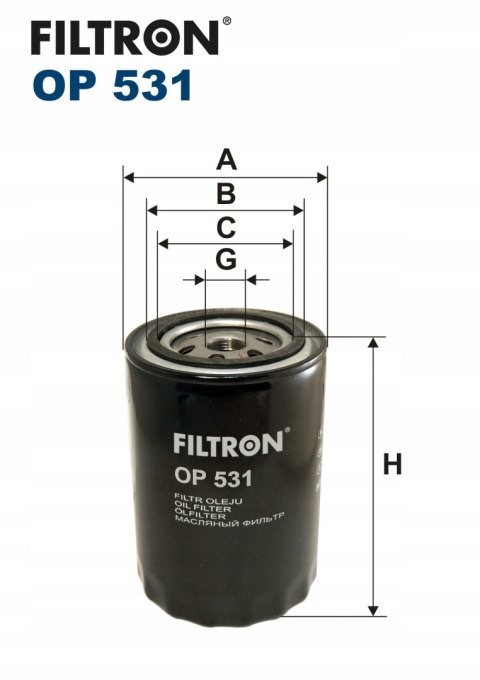 Filtron OP 531 Filtr oleju